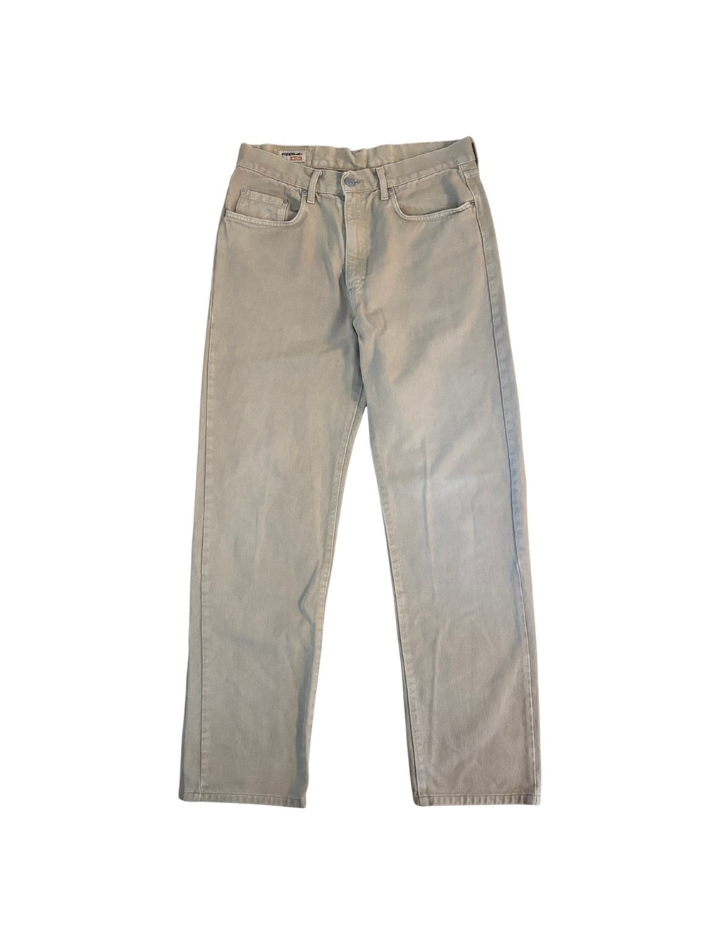 Keegan Light Beige Straight Leg Jeans